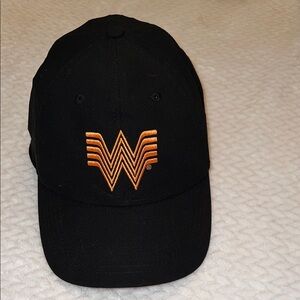 Whataburger Pelham Hat Black Orange One Size Baseball Cap